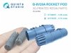 Quinta Studio QT72035 B-8V20A rocket pods, 2 pcs (for all kits) 1/72